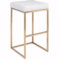 Picture of Emeril Bar Stool--Brushed Gold