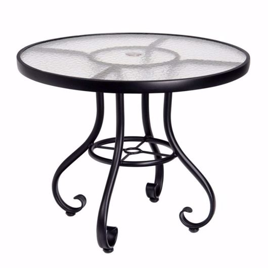 Picture of ST TROPEZ 48" ROUND TABLE--OBSCURE GLASS