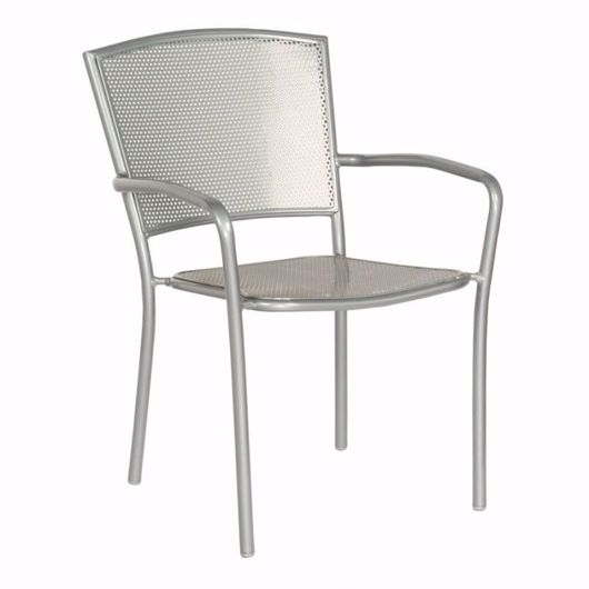 Picture of Albion Arm Chair- Mercury