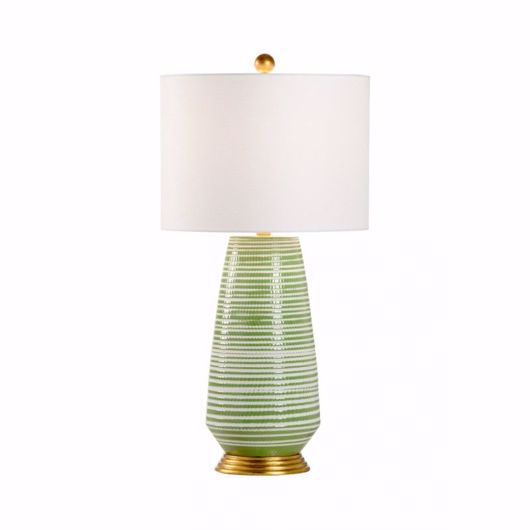 Picture of HIVE TABLE LAMP- GREEN