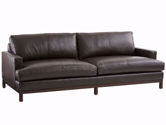 Picture of Horizon Leather Sofa-Dark Brown