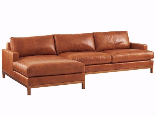 Picture of Horizon Leather Sectional- Saddle