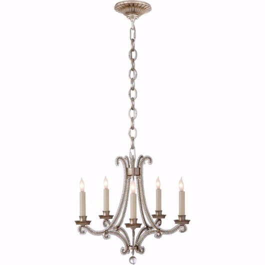Picture of Oslo Mini Chandelier - Burnished Silver Leaf