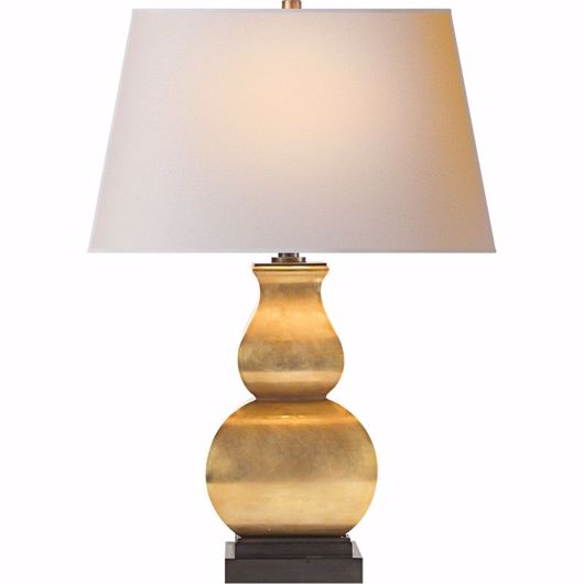 Picture of Tate Table Lamp- Medium - Antique Burnished Brass