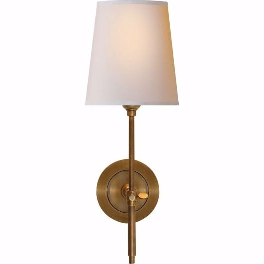 Picture of Bryant Sconce--Paper Shade - Hand-Rubbed Antique Brass