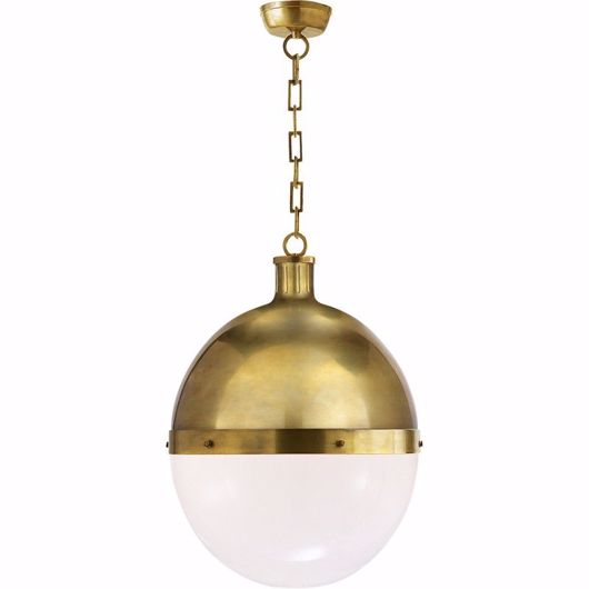 Picture of Hicks Extra Large Pendant - Hand-Rubbed Antique Brass
