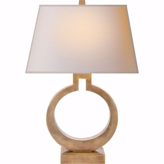 Picture of Ring Form--Large Table Lamp - Antique Burnished Brass