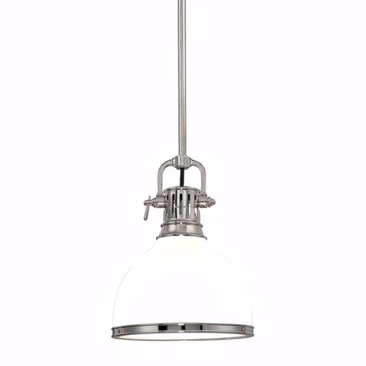 Picture of Canal Street Pendant--Large - Polished Nickel