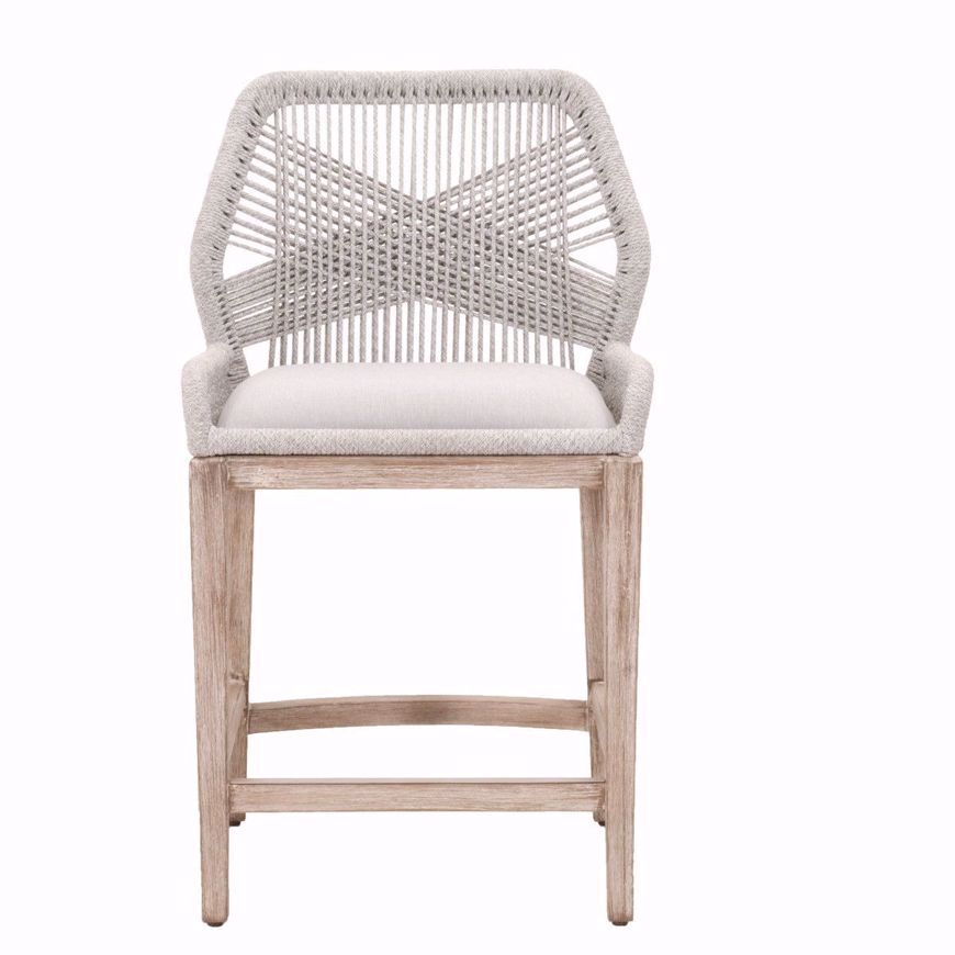 Picture of Loom Counter Stool-Taupe