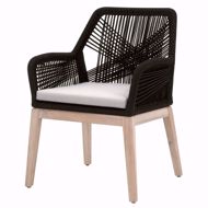 Picture of Loom Outdoor Arm Chair-Black