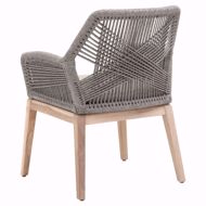 Picture of Loom Outdoor Arm Chair-Platinum