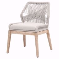 Picture of Loom Outdoor Side Chair-Taupe