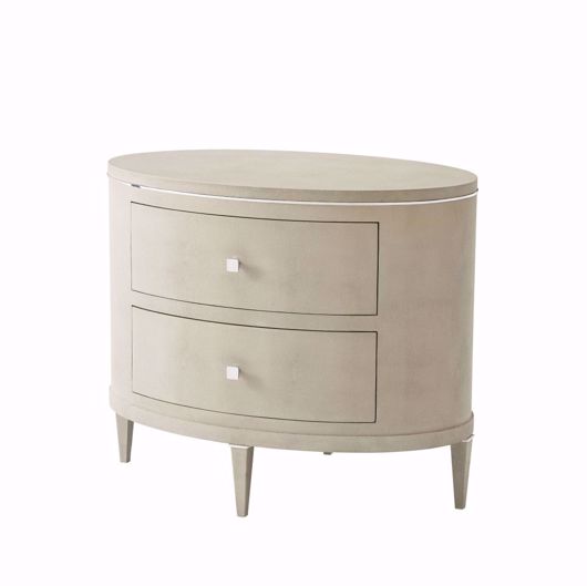 Picture of Eli Oval Nightstand- Overcast