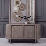 Picture of Tambour Cabinet-Natural Wash