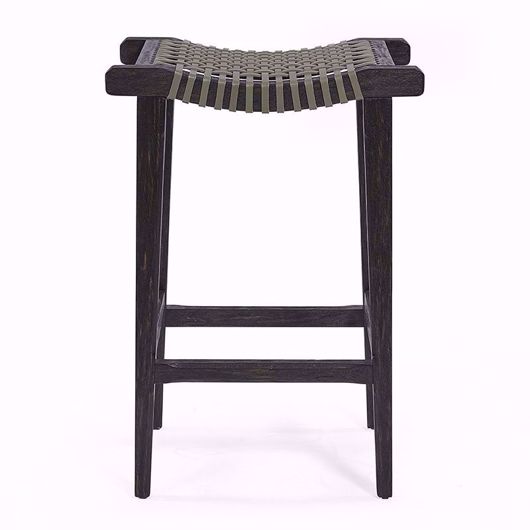 Picture of Chieftain Woven Leather Counter Stool