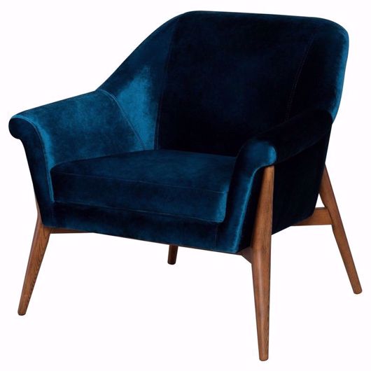 Picture of Charlize Occasional Chair- Midnight Blue